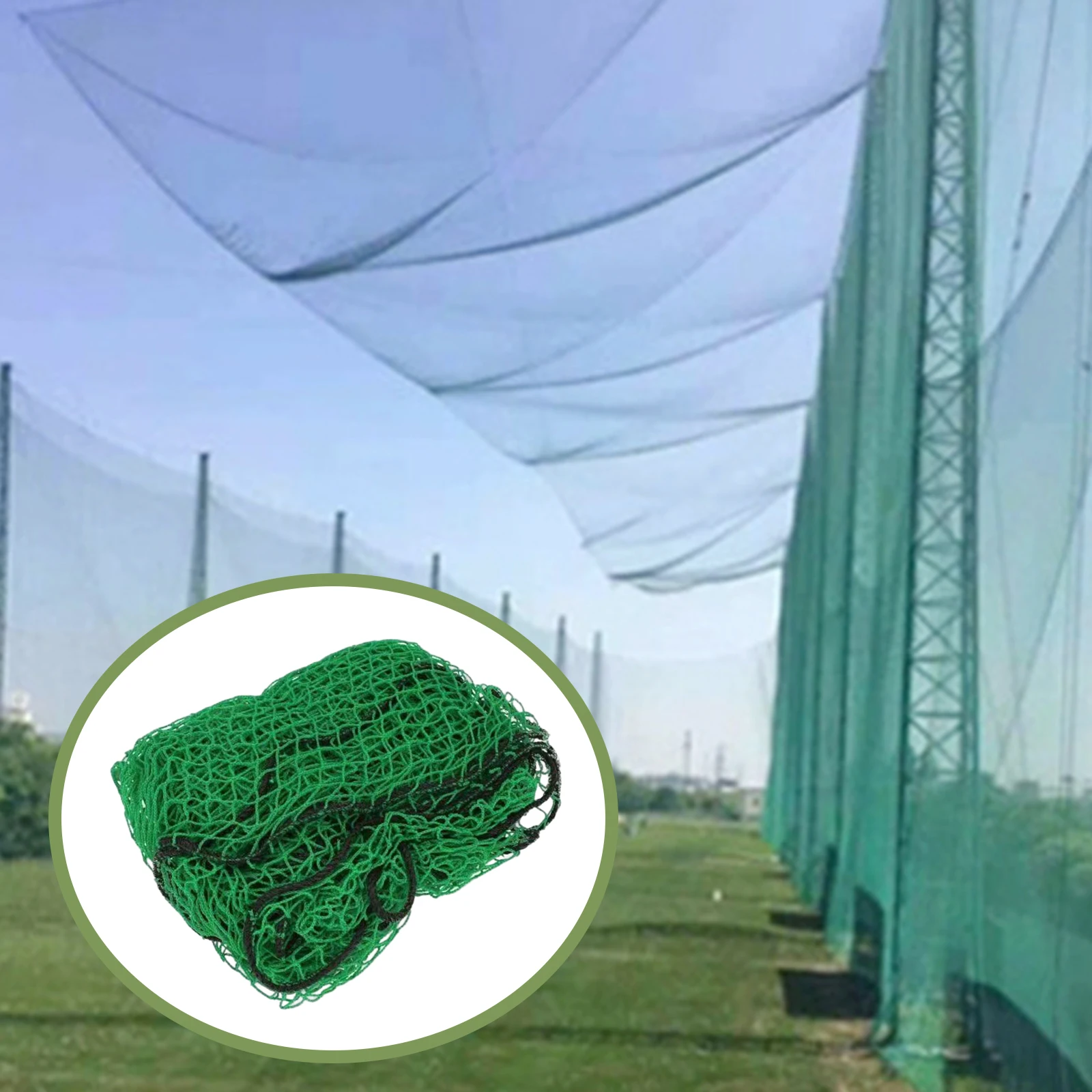 Golf Practice Hitting Net Sports Barrier High Impact Heavy Duty Golf Net Barrier Mesh 3x 4.5m For Golf Beginners Training Tools