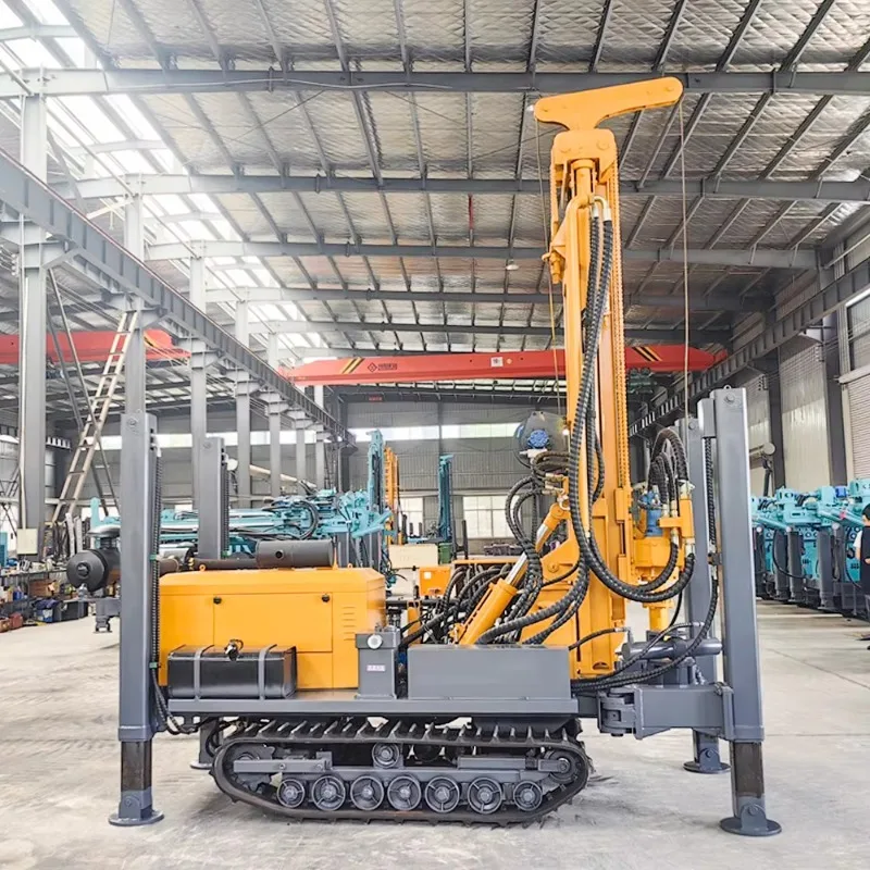 Customized Hydraulic Crawler 200 Meter Energy Mining Pneumatic Drill Rig Easy-to-Operate Water Wells Drilling Equipment Gear Pum