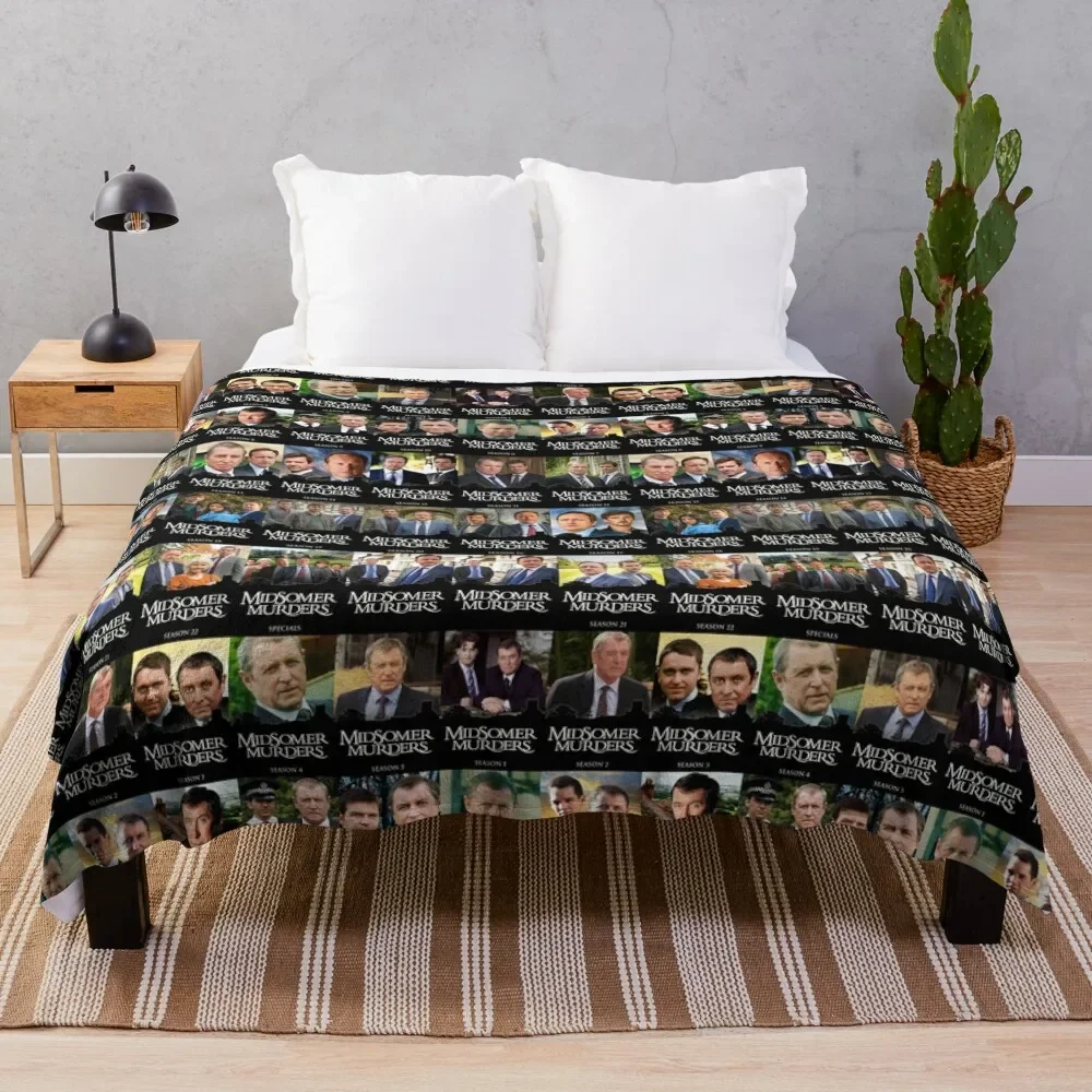 

22 Seasons in Midsomer - Pattern Throw Blanket Fade Resistant Durable Throw Blanket