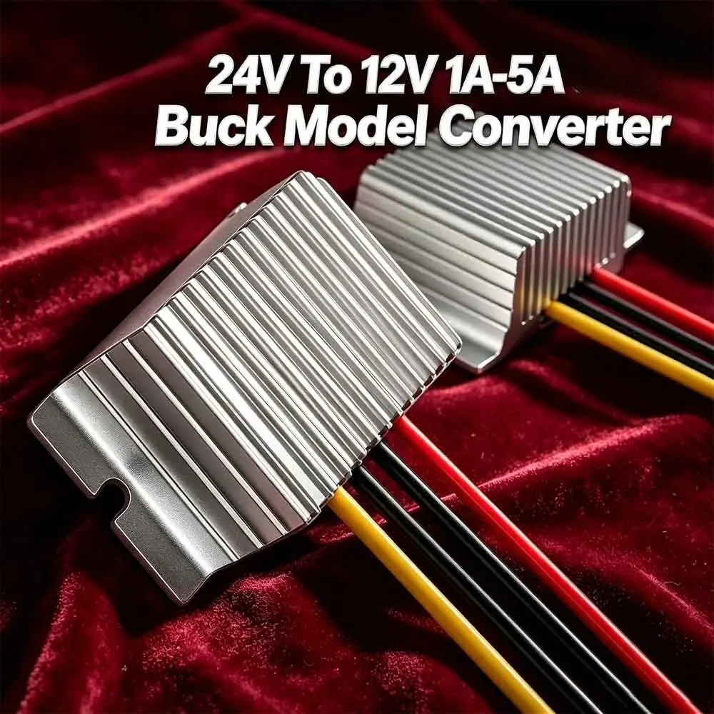 DC/DC 24V To 12V 1A-5A 60W Buck Model Converter Waterproof Step Down Model Power Converter Buck Voltage Regulator For Golf Cart