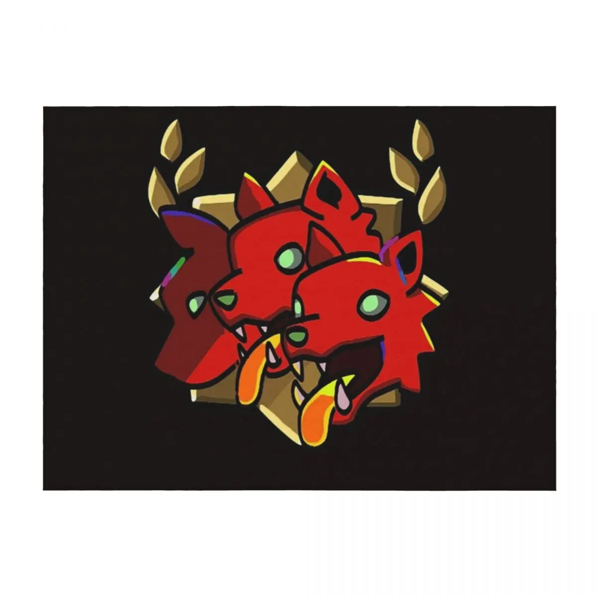 

Cerberus Bond Throw Blanket warm winter Sofa Bed Fashionable Hairys Blankets