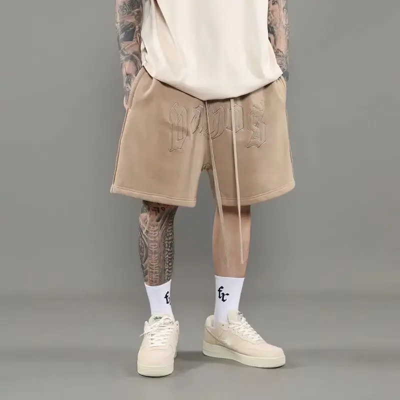 Men's Street Shorts Cotton Hip Hop Harajuku Summer Pants Casual Trendyol Y2k Women's Fashion Designer Baggy Wide Clothing