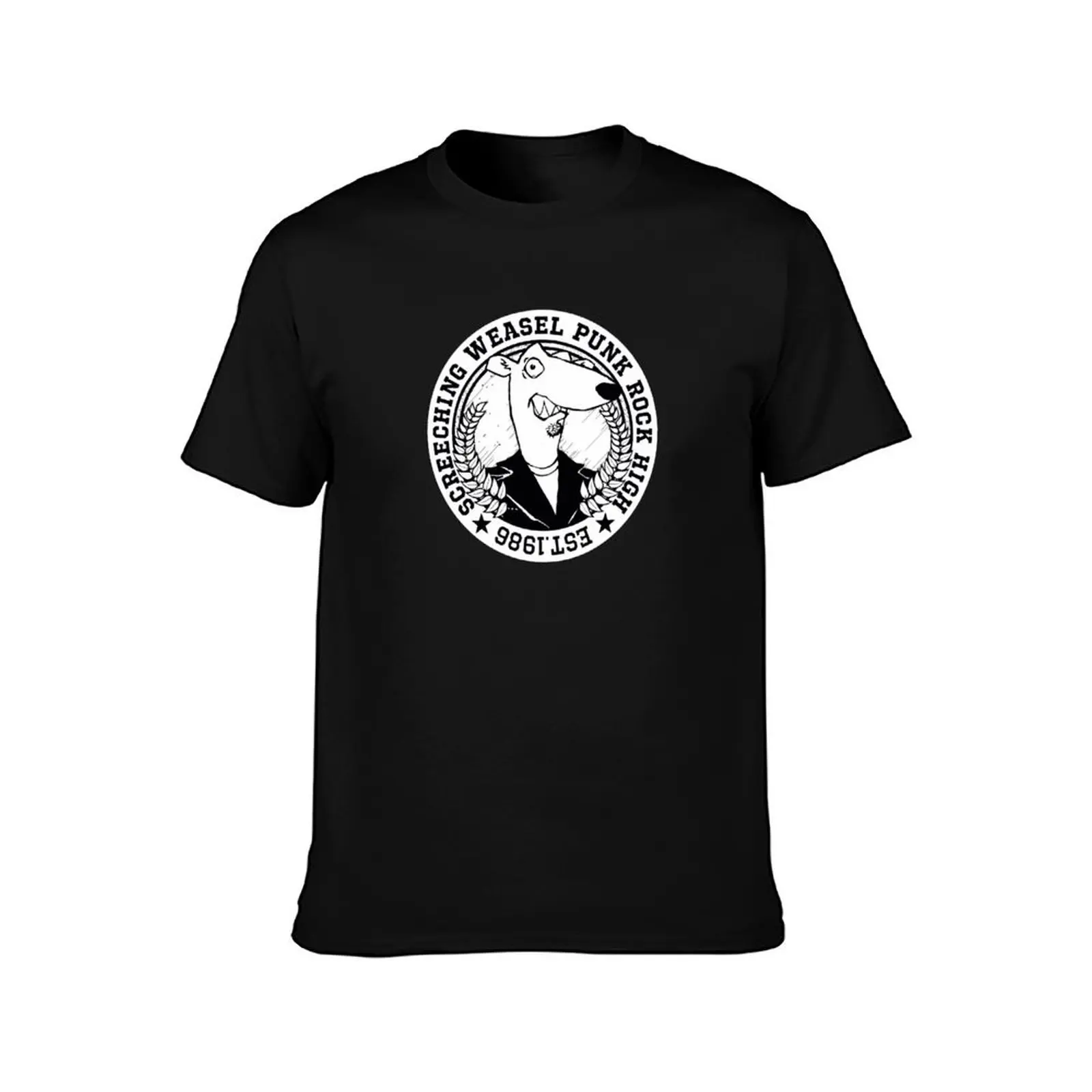 Screeching Punk Rock High T-Shirt Casual Breathable Short Sleeve Top