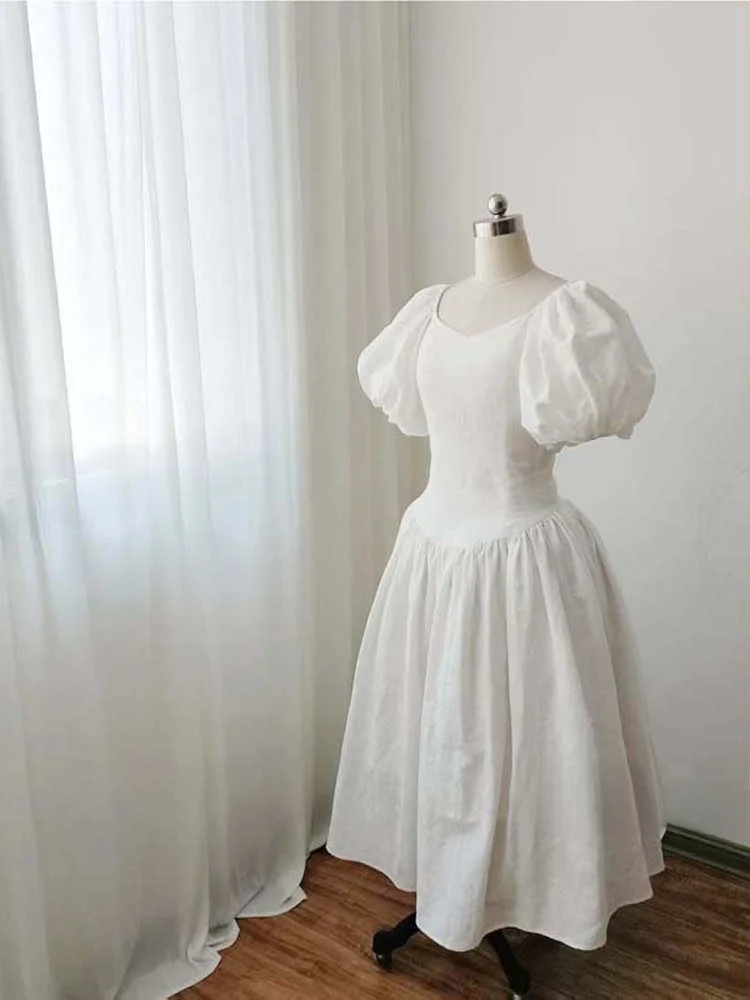 

Retro V-ne Waist-cinching Dr Pattern Le Clothing Design Classic Sle Faionable And Ele Women's Dr