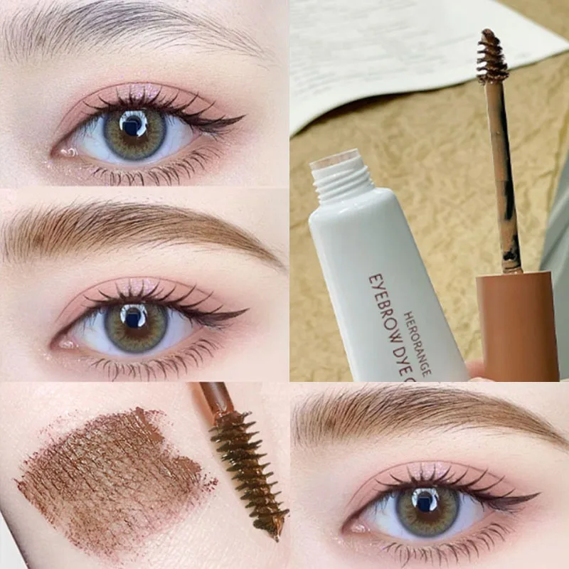 Lasting Eyebrow Cream Gel 4 Colors Waterproof Fast Tint Easy Dye Eye Brow Mascara Shadow Enhancer Makeup Beauty Comstics Tools