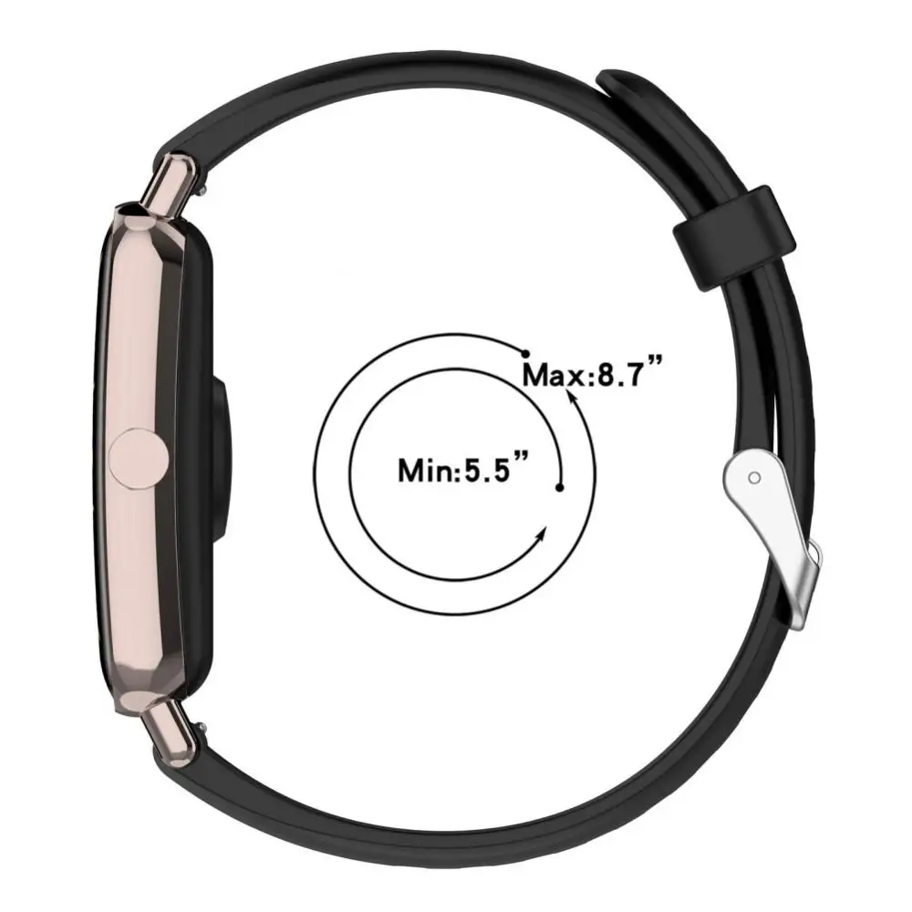 Strap Bracelet Dustproof 16mm 5.5-8.7 Inches Watch Strap Replacement Smart Wristband For Huawei Watch Fit Mini Skin-friendly