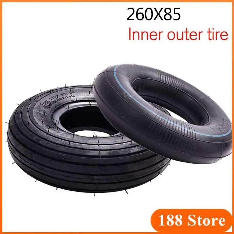 New260x85 Tire 3.00-4 Inner Tube for Pocket Rocket E300 E325 EZip Scooter Mini Chopper Go Kart Bladez Gas Electric Mobility