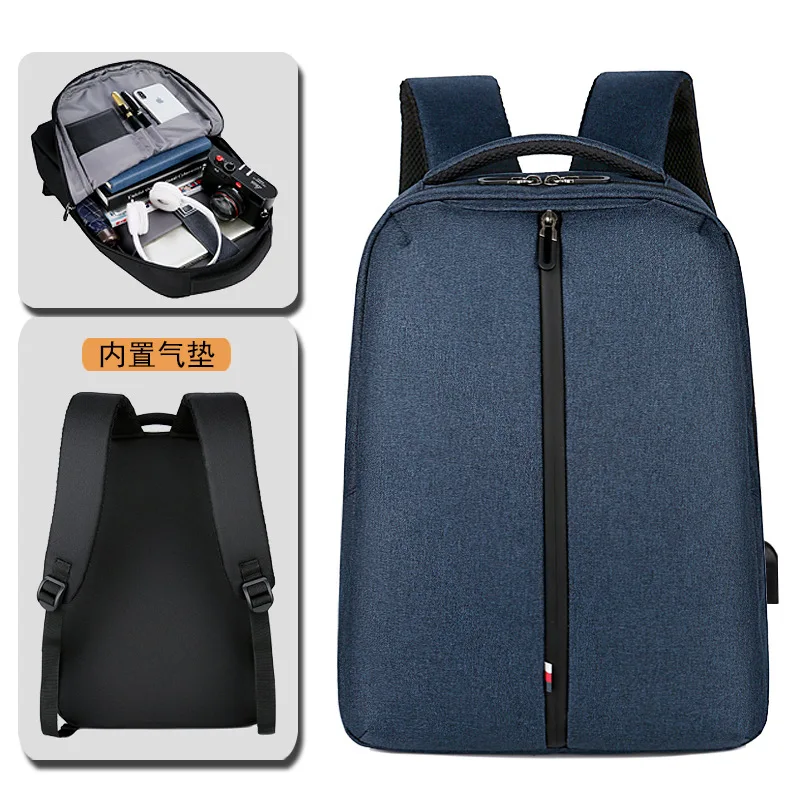 New Business Backpack Men's Backpack Multifunctional Waterproof Computer Backpack Schoolbag College Student Business Bag