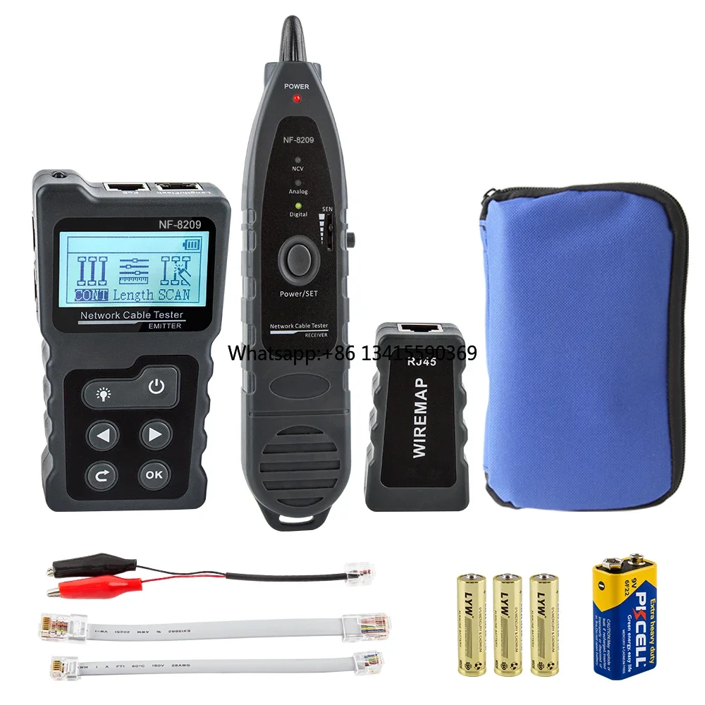 

NF-8209 RJ45 Cable Tester Wire tracker POE Tester Cable Locator