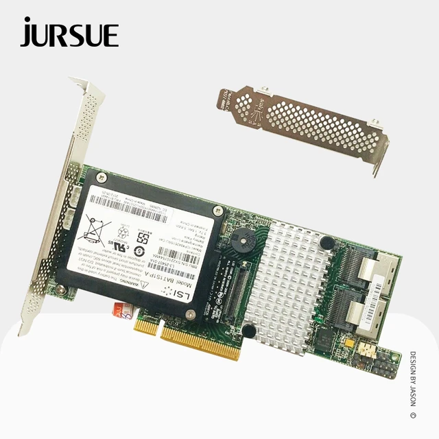 Lsiのmegaraid sas 9266-8i raidパンダ8ポート内蔵1ギガバイトのraidコントローラカードsas pci e sata +  BBU09 BAT1S1P-A - AliExpress