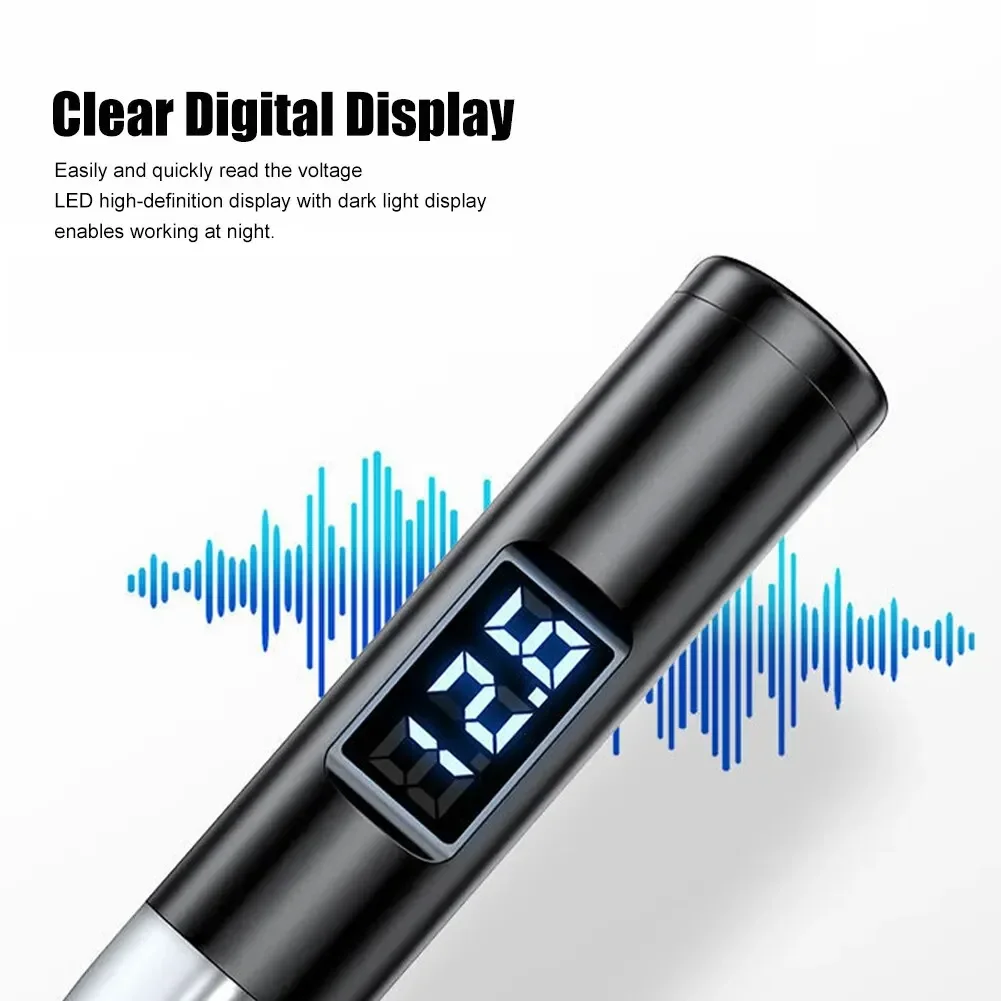 Car Test Pen Multi-function LED Digital Display Induction Test Pen 12v24V Repair and Maintenance Diagnostic Inspection Car Tool