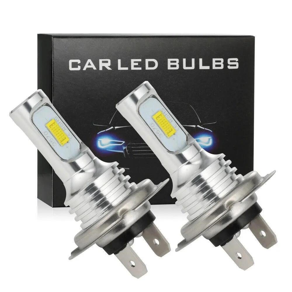 2Pcs LED H1 H3 Car Headlight 9005 9006 H8 H9 H11 H16 880 6000K White High Low Beam Fog Lamps Light Bulbs12000Lm 12V 100W