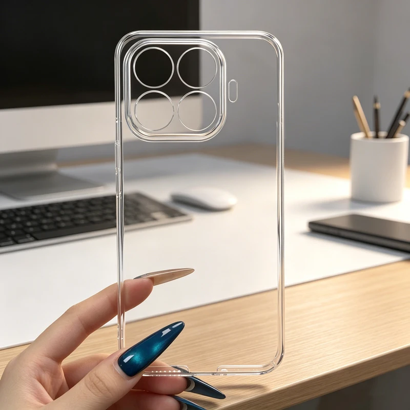Für Xiaomi 17T Pro 17 Max 5G Harte PC-Kamera-Schutzhülle Ultradünne Transparente Hartplastik DIY Vollständige Schutzhülle