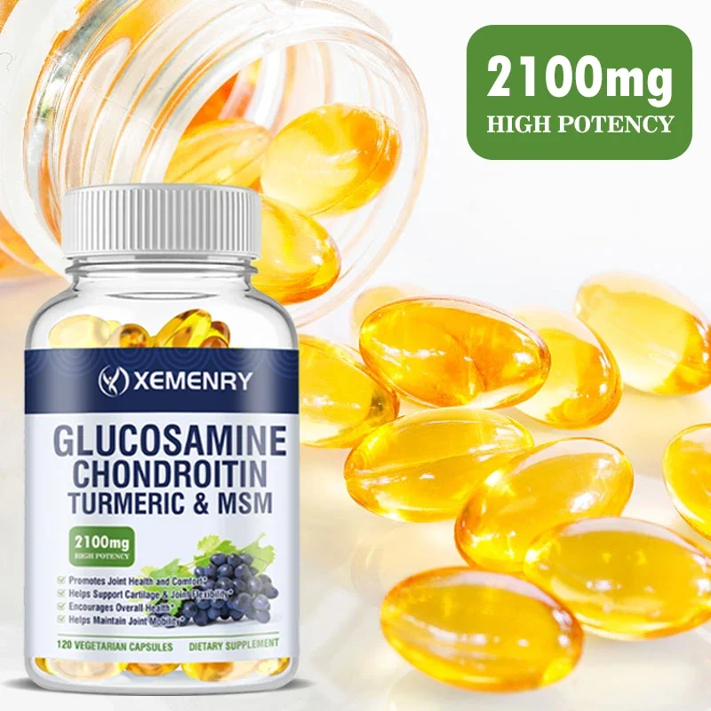 Glucosamine Chondroitin Capsules with MSM and Elderberry Non-GMO