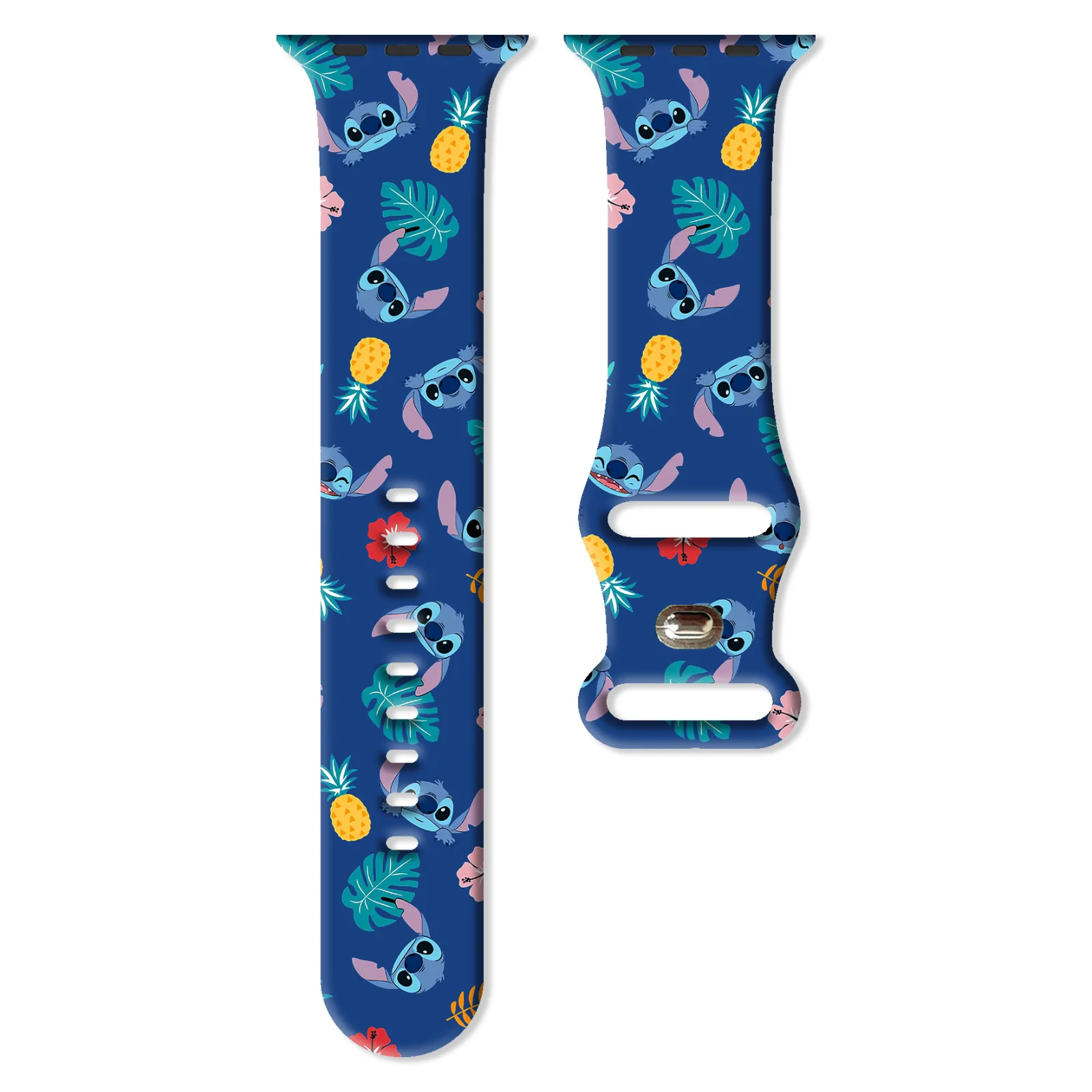 

Disney Stitch Series 1 Printed Strap for Apple Watch 11 10 9 Silicone Band Replaceable Bracelet for iWatch 44/42/41mm Watchband