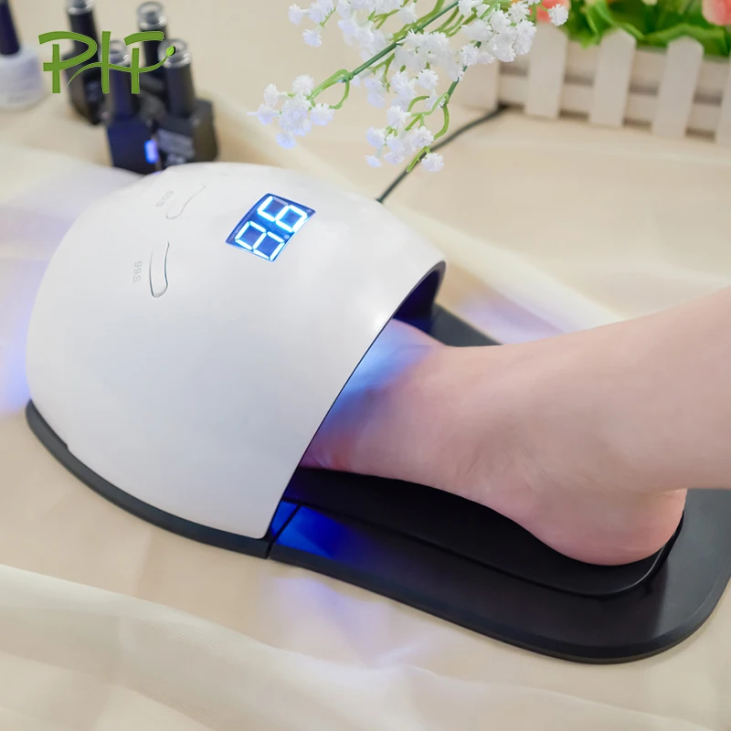 Nuova lampada a LED da 48W per asciuga unghie 30 leds ghiaccio UV per asciugare lo smalto Gel con strumento per Manicure con sensore automatico inferiore dei piedi