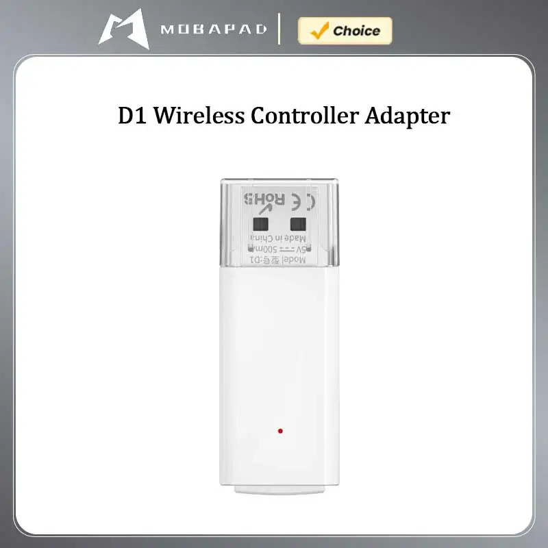 MOBAPAD D1 Wireless Controller Adapter，USB Receiver for PC,Android,Steam，For M6 HD Black Myth : Wukong on PC,Nintendo Switch Pro