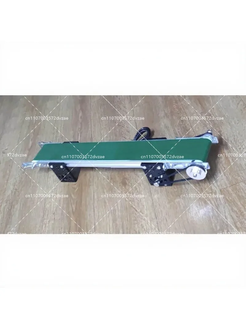 Small Conveyor Desktop Conveyor Belt with Stepping Servo Counting Encoder for Automation