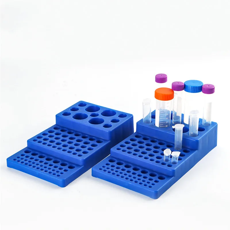 1Pcs Lab PlasticTrapezoidal Multi-purpose Centrifuge Tube Holder, Multi-layer Freezing Tube Rack