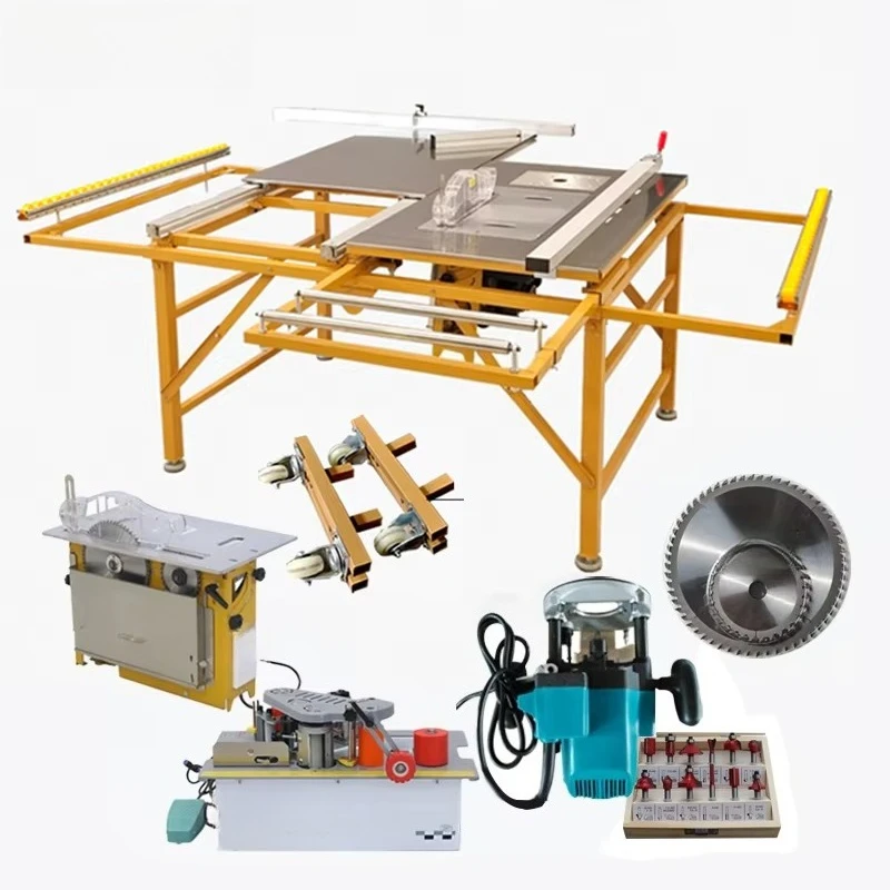Precision Table Saw Advanced Wood Saw Mechanical Sliding Woodworking Cutting Machine
