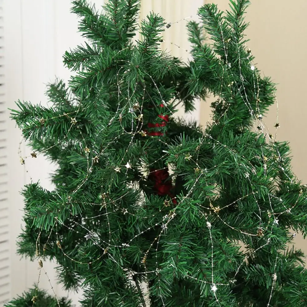 30 متر 13 مللي متر ستار الخرز سلسلة البلاستيك بلون الاكريليك الخرز سلسلة بسيطة متعددة الأغراض عيد الميلاد ستار سلسلة الديكور