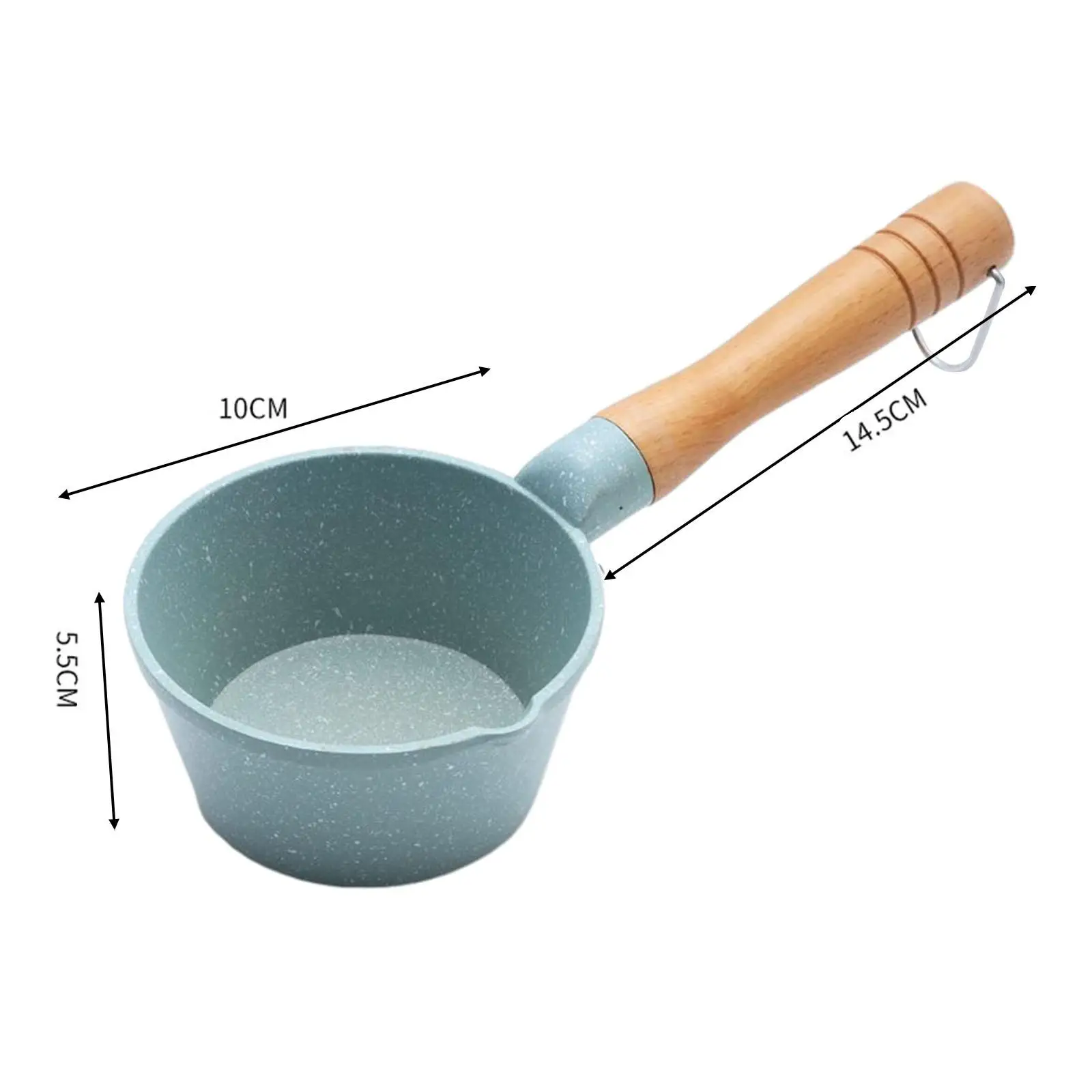 Kitchen Small Milk Saucepan 10cm Multifunctional Non-Stick Saucepan for Cooking