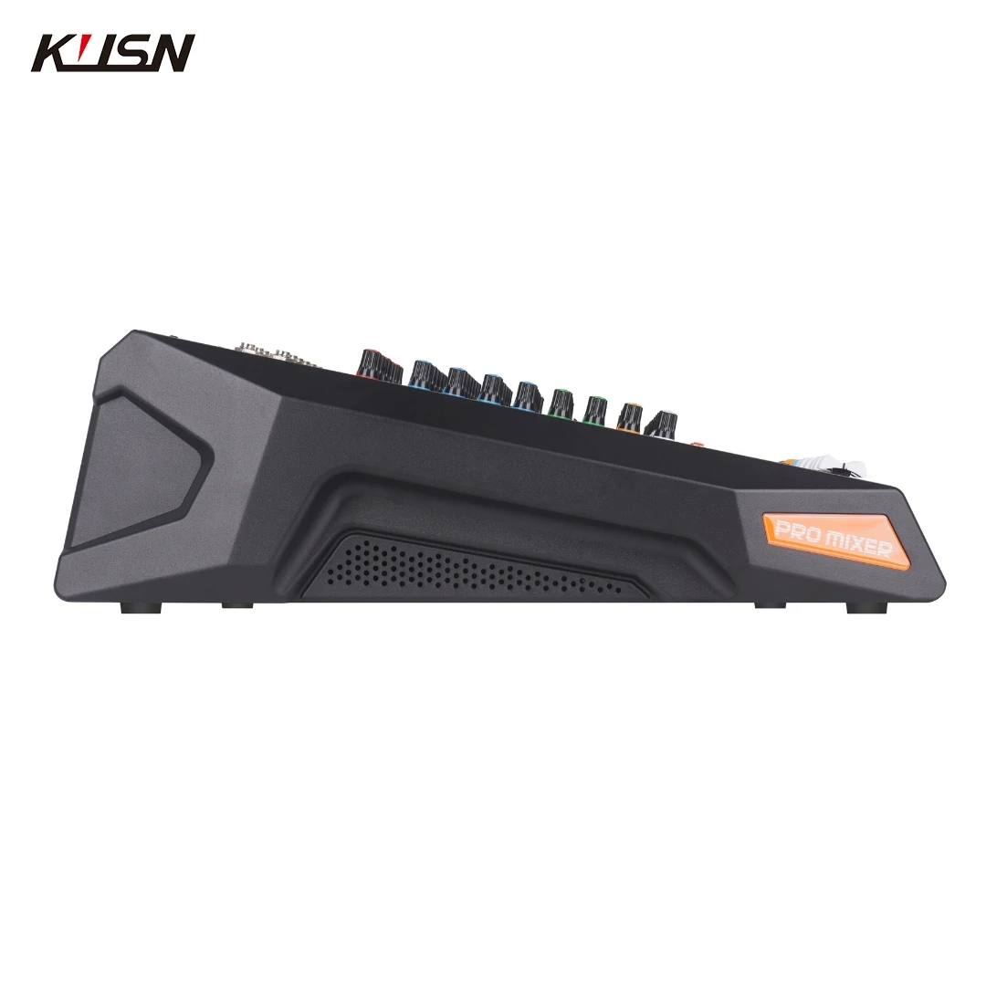 Dual 99 DSP 500W*2 6 Channel Amplifier Power Mixer Professional Digital Audio Mixing Sound Console with Bluetooth MP3 USB