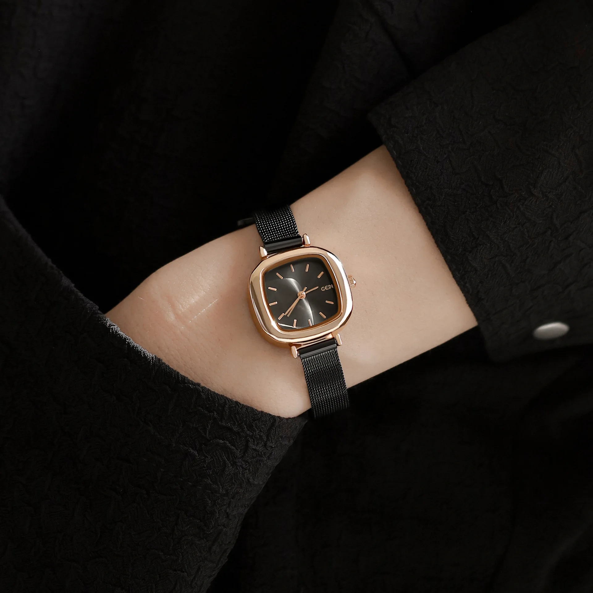 ساعة نسائية جديدة فاخرة وأنيقة وبسيطة ذات جودة عالية مثالية كهدية عيد ميلاد للطالبات أو الصديقة. #3