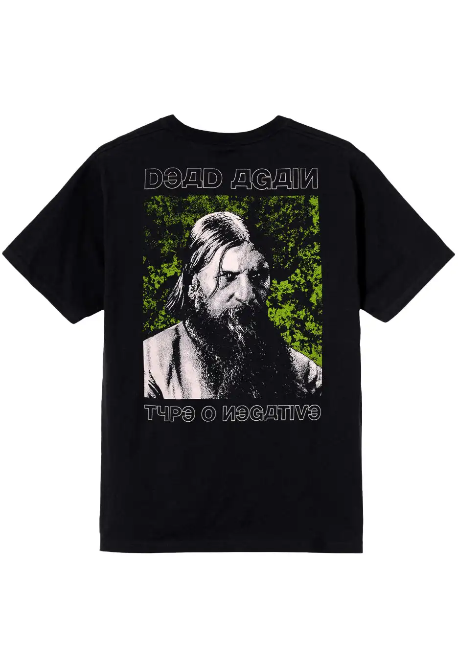

Type O Negative Green Rasputin Peripheral Pattern Printing Summer Luxury Brand Cotton Men's and Women's T-Shirts Short Sleeves