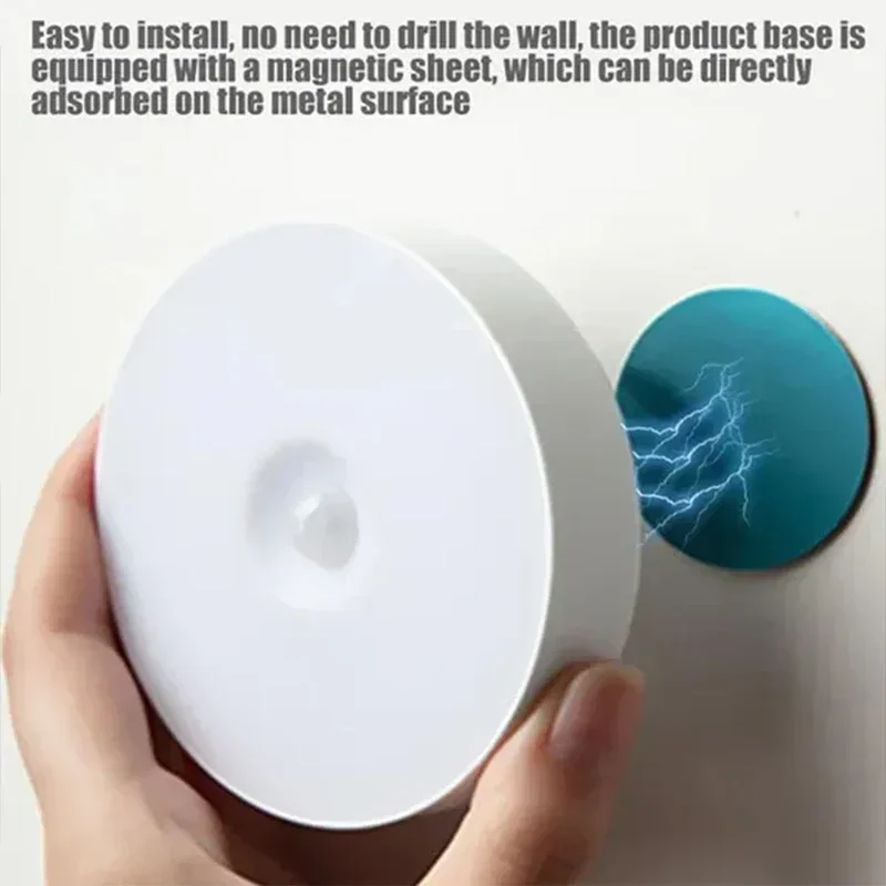 Motion Sensor Lights Indoor Stair Light USB Charging Cupboard Lamp Warm/Cool White,Nightlight for Closet,Hallway,Kitchen,Cabinet