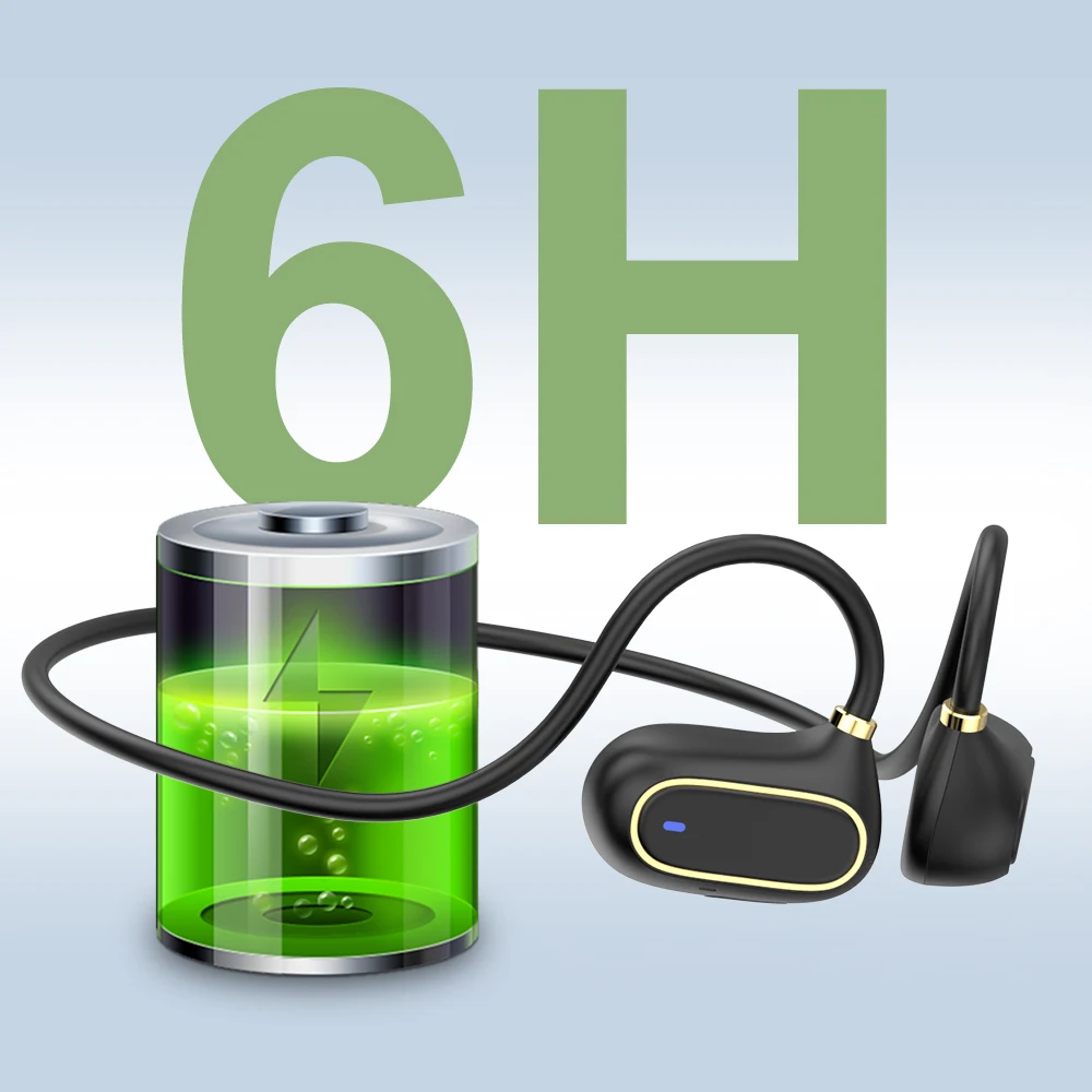 سماعات رأس لاسلكية التوصيل الجوي ، سماعات الأذن الرياضية H1 ، بلوتوث 5.3 ، صوت ممتاز ، ميكروفون مزدوج ، مكالمة ، تقليل الضوضاء ، جديد