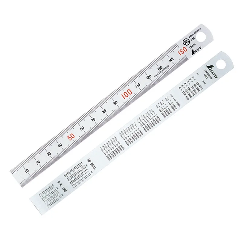 Shinwa-pinguim Japonês Regra do Acabamento Cromado Duro 13005 13013 1pc Aço Inoxidável
