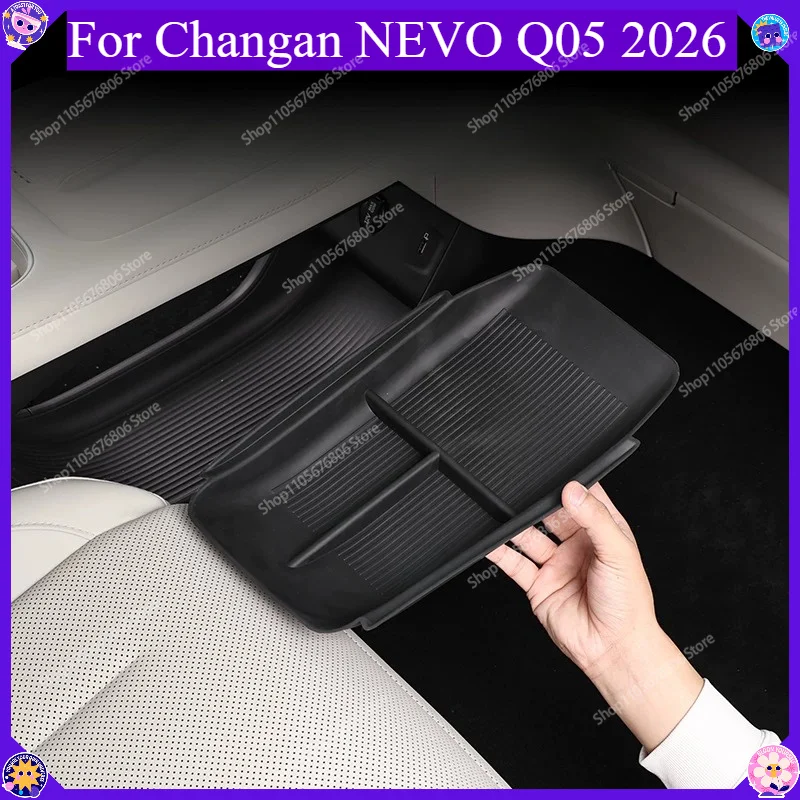 For Changan NEVO Q05 2026 Lower Console Storage Box Armrest Organizer Tray Car Interior Modification Accessories