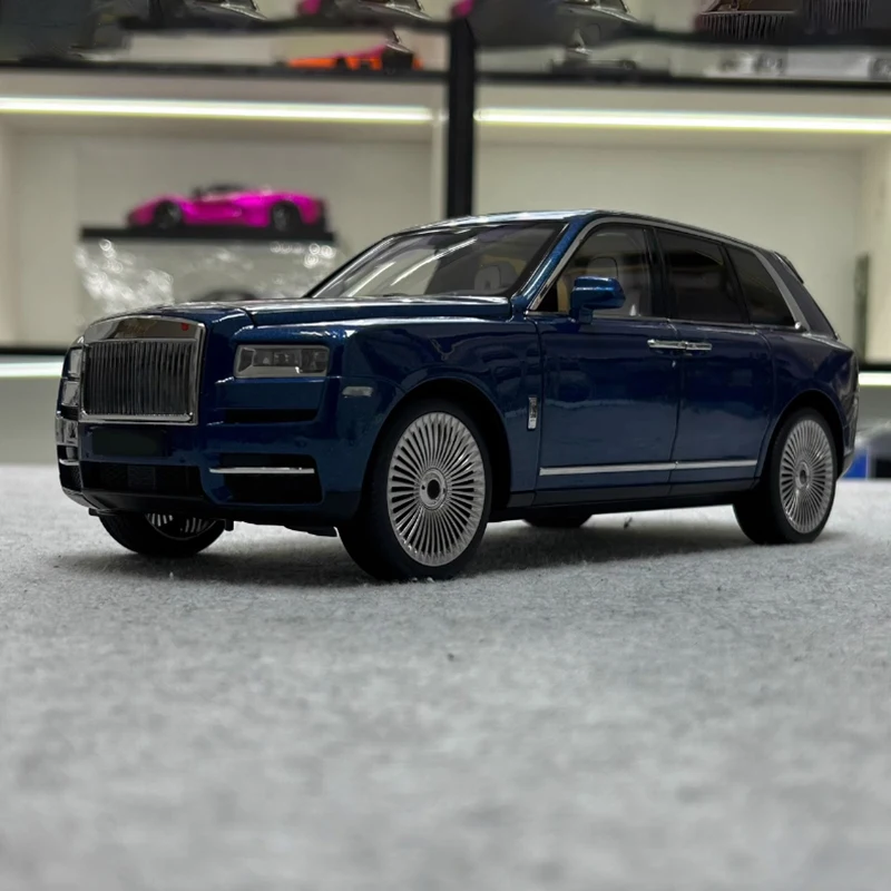 Original Diecast 1:18 Scale Cullinan Alloy SUV Car Model Finished Product Simulation Toy Gift Static Model Souvenir