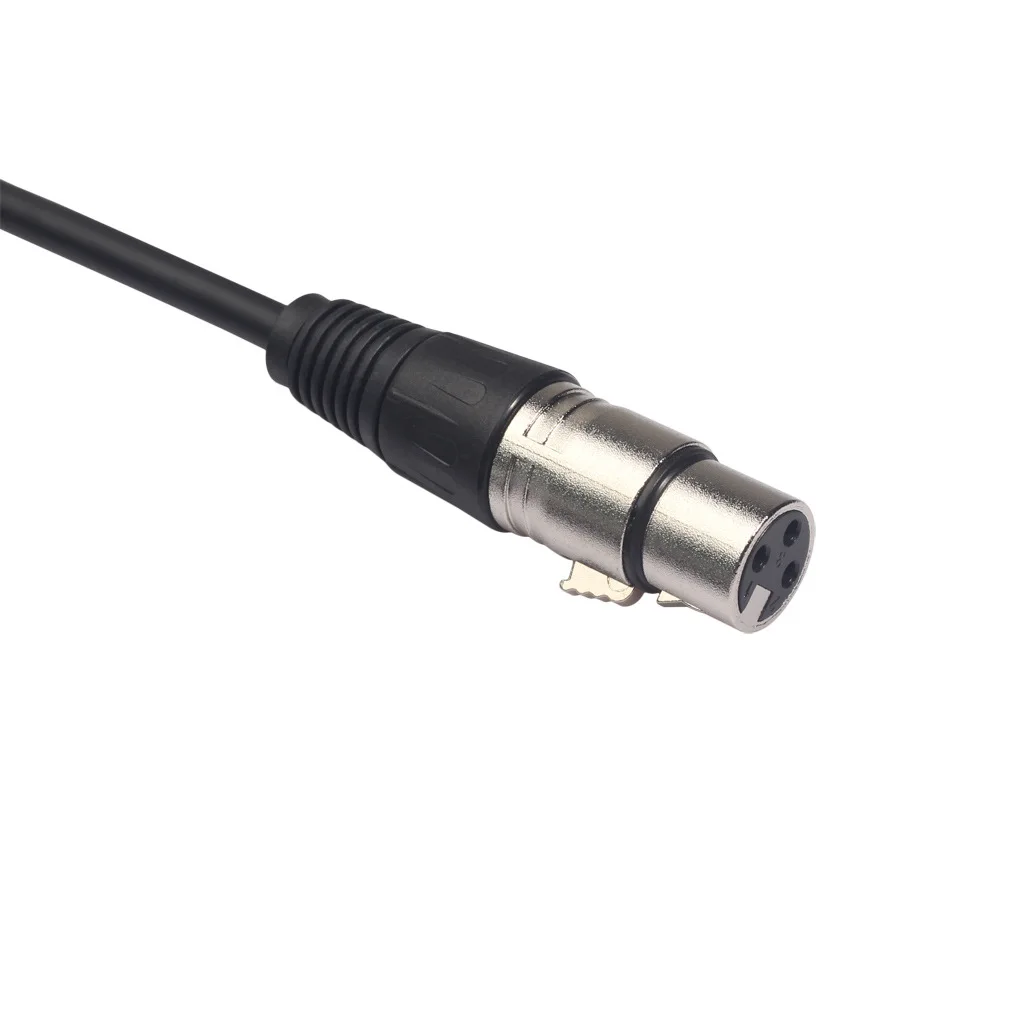 With shielding 3.5 female head to XLR Canon female head audio cable microphone adapter cable 0.3m