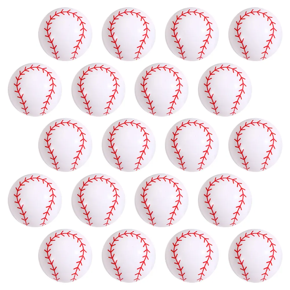 20 Pcs Sharpener Cute Baseball Manual Students Plastic Pencil Sharpener Supplies Bright Color Plastic Portable Gifts