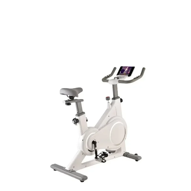 Smart Connected Indoor Cycling Bike Large Interactive Console Stationary Exercise Bike for Home Fitness