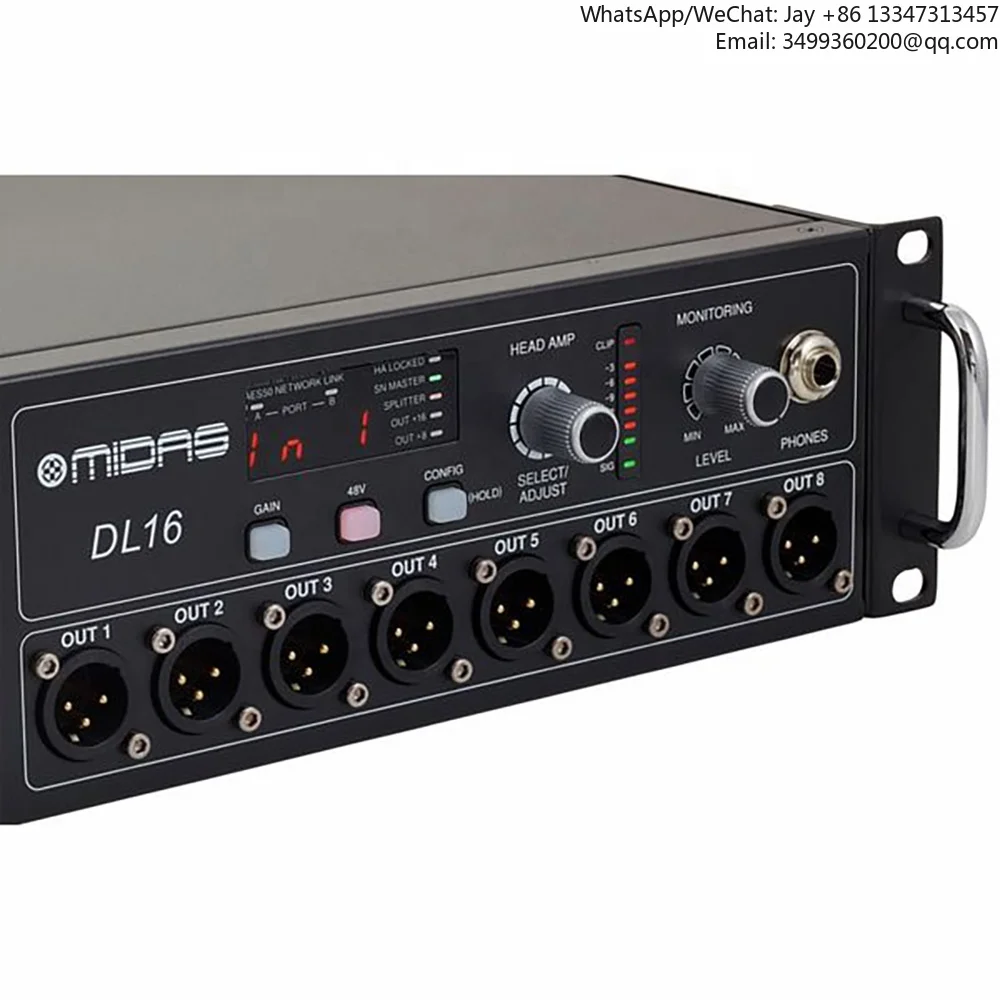 

DL16 Stagebox 16 Inputs Use With Digital Console Pa System Studio Music Equipment