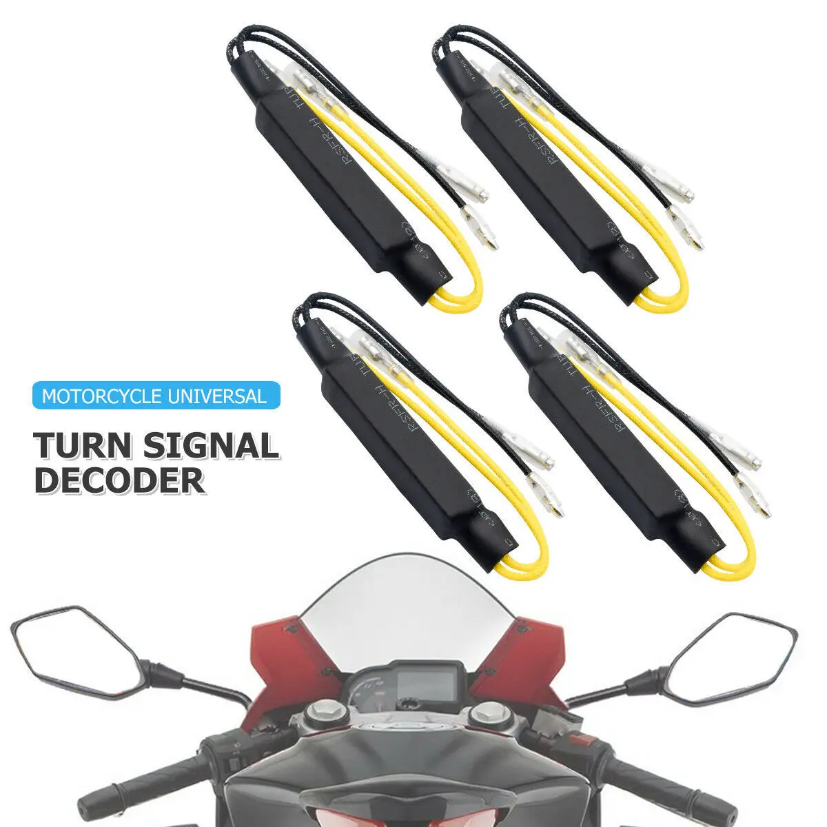 Indicator Load Resistor 12V 21W Solve Blinker Error 26 Ohm LED Turn Signal lights Fault Decoder Motorcycle Flasher