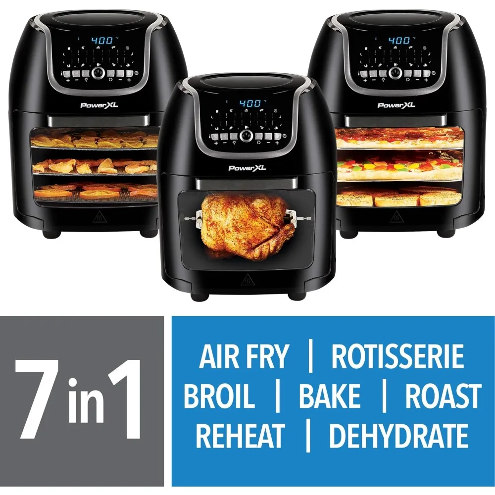 Vortex Lucht Friteuse, Vortex Snelle Lucht Technologie, Smartsync, Broil, Bak, Gebraden, Opwarmen, Uitdrogen (10 Qt Enkele Mand)