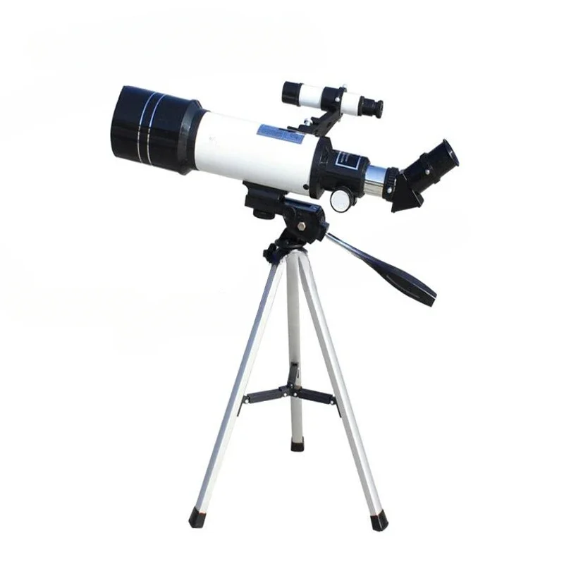 Refractive astronomical telescope 70mm aperture 70F400 full image dual purpose astronomical observation telescope