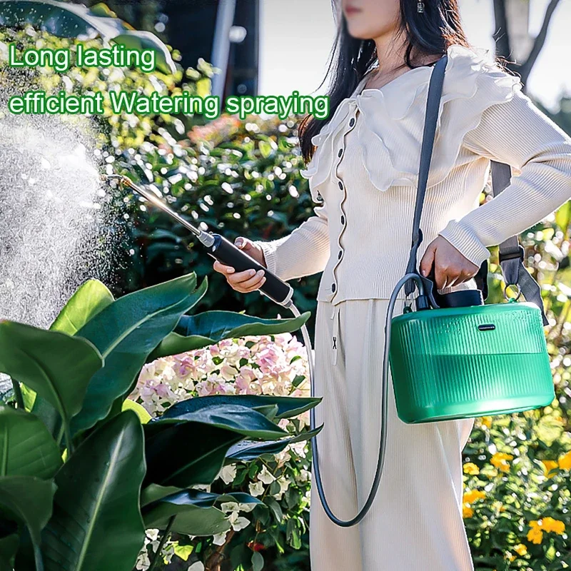 5L Electric Garden Sprayer 2200mAh Rechargeable Battery Garden Watering System Sprinkler Water Sprayer Agricultural Tools