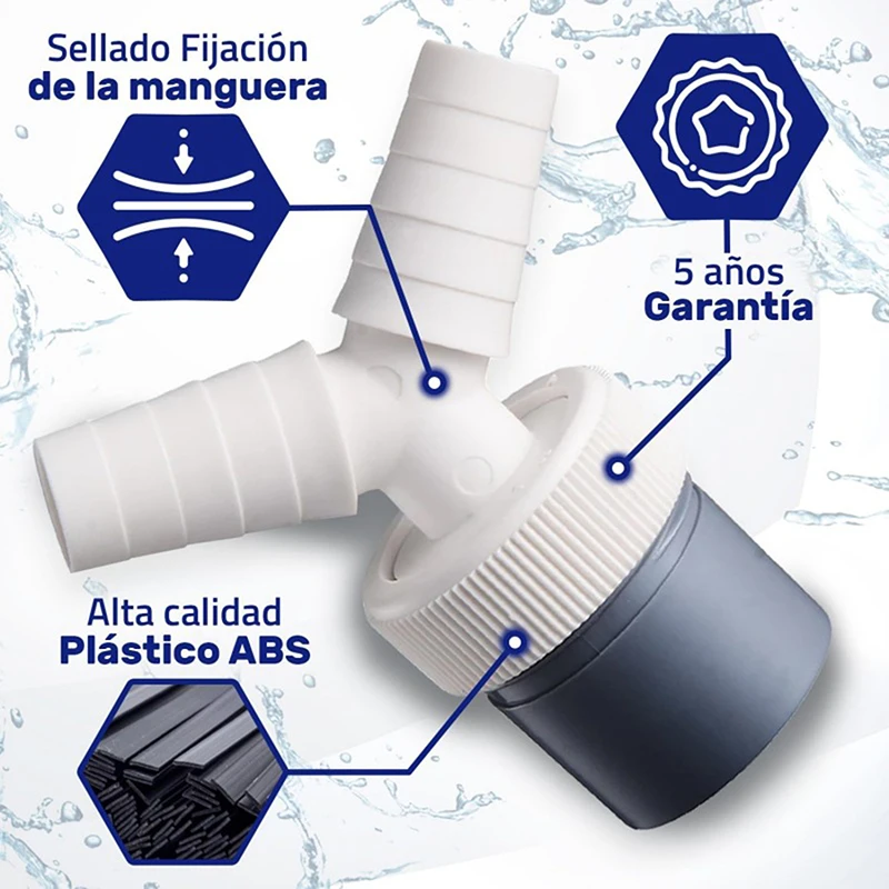 Comprehensive Drainage Solution; Two-in-One Adapter for Dishwasher and Washing Machine.