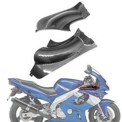 Hydro Dipped Carbon Fiber Finish Front Dash Air Intake Ram Side Cover Fairing Suitable For Yamaha YZF600R YZF 600R 1997-2007