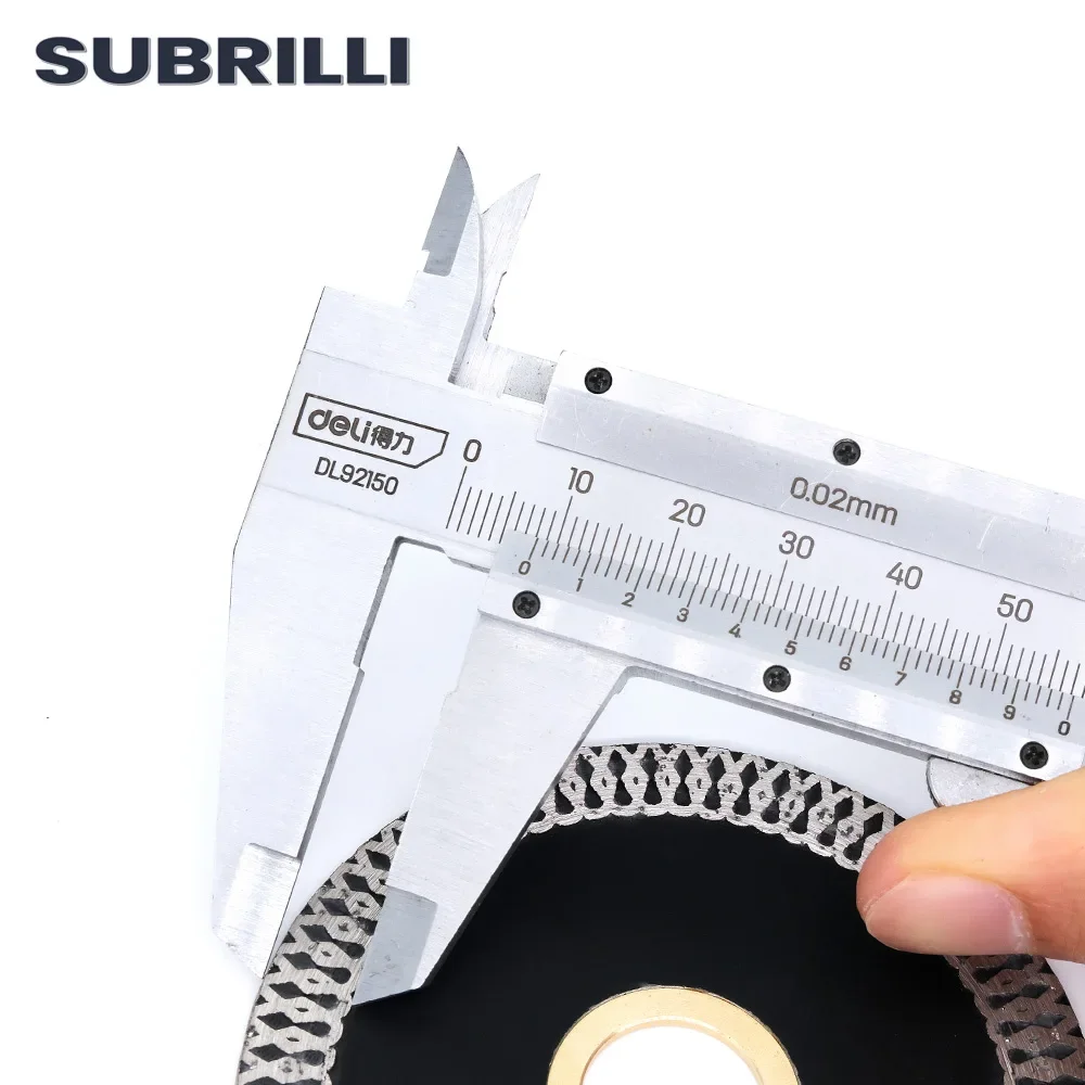 SUBRILLI 3" 75mm Diamond Saw Blade For Tile Ceramic Granite Marble Wave Diamond Cutting Disc Aggressive Circular Carving Saw