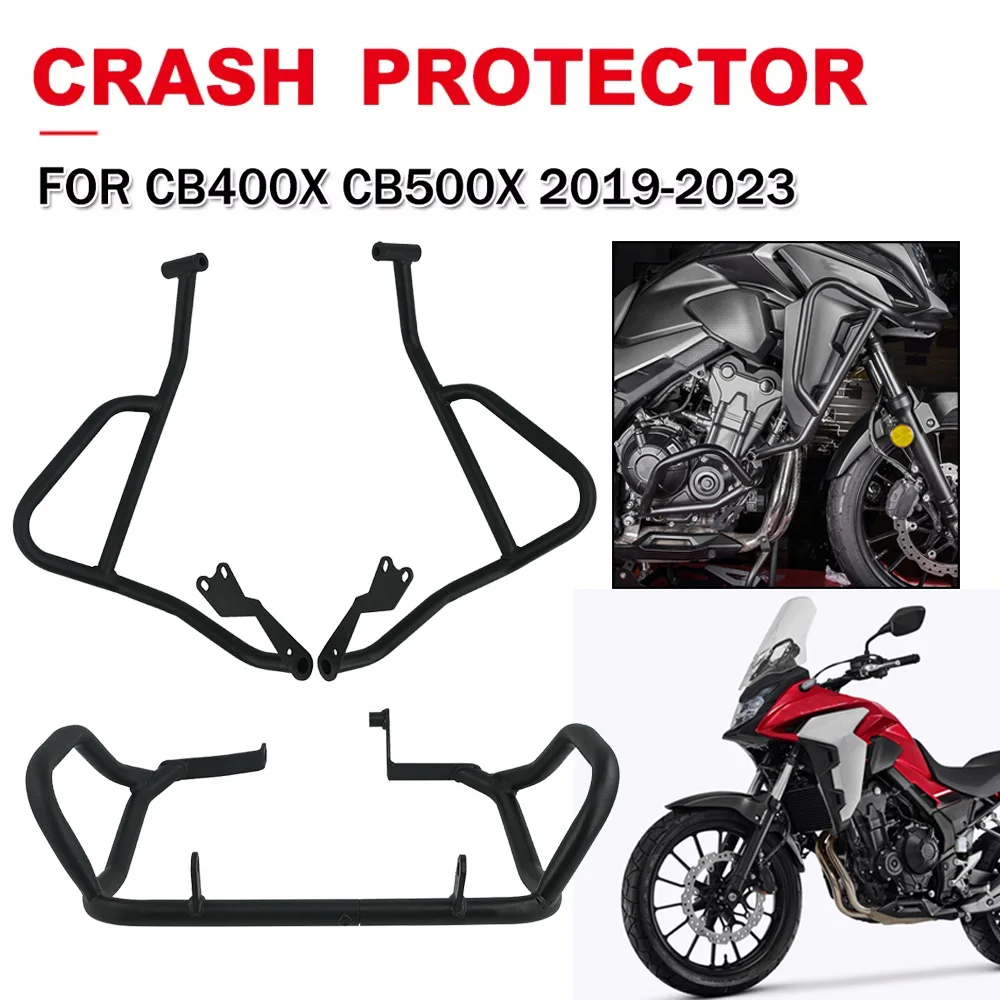 For Honda CB400X CB500X CB 400 500 X Engine Guard Crash Bar Bumper Protector Fairing Accessories CB400 CB500 X 2019-2022 2023