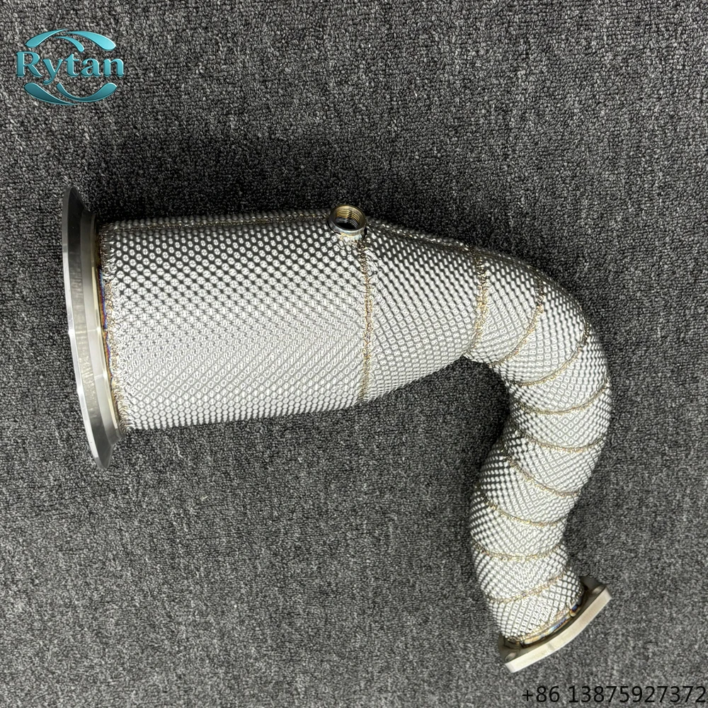 

Выхлопная система Rytan из нержавеющей стали 304 с прямыми трубами Valvetronic и даунпайпом для 971 3.0T