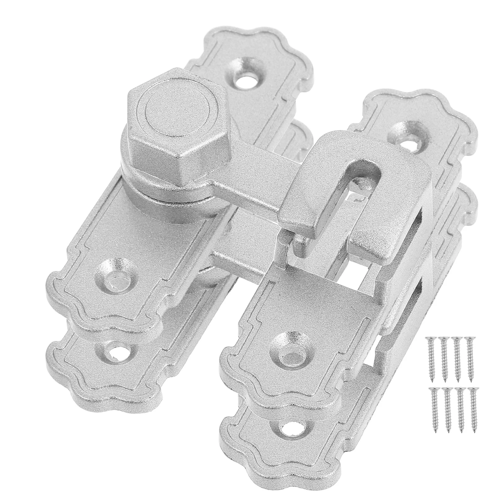 

2 pcs Door Latch Aluminum Alloy Child Fastener Barn Sliding Doors Door Handle Durable Precision Silent Hardware