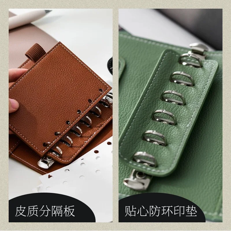 A7 Budget Binder 6 Hole Planner Wallet And Divider Pages  Mini  Budget Binder  For Saving Money Cash System Money Organizer view 4