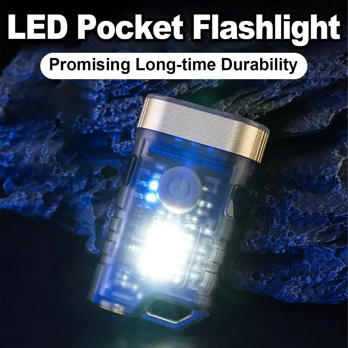 

Multifunction Dimming Flashlight Multifunctional Keychain Led Waterproof Usb Rechargeable Flashlights With Magnet Clip On Pocket